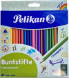 Pelikan Farveblyant Sekskantet - 24 Stk