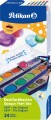 Pelikan Farvelade 24 Farver Hvid Tube
