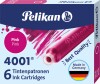 Pelikan - Blæk Til Fyldepen - Pink - 4001 - 6 Patroner