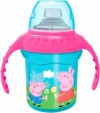 Gurli Gris - Babykop Med Låg Og Håndtag - 270 Ml - Pink Blå