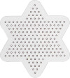 Perleplade - Lille Stjerne - Medium - Ø 10 Cm - 10 Stk