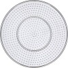 Perleplade - Stor Rund - Str 15 Cm - Medium - Transparent - 1 Stk