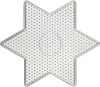 Perleplade - Stor Stjerne - Medium - Str 15X15 Cm - 10 Stk