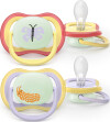 Philips Avent Ultra Air Night Sutter - 0-6 Måneder - Gul Lilla