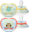 Philips Avent Ultra Air Night Sutter - 0-6 Måneder - Lyseblå Lysegrøn
