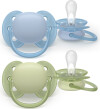 Philips Avent Ultra Air Night Sutter - 0-6 Måneder - Grøn Blå