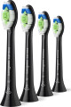 Philips - Sonicare Optimal White - Sort - 4 Stk