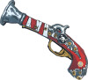 Piratpistol - Pirate Red Stripe-Serien