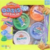 Play-Doh - Oasis Mix Play - Modellervoks 4-Pak - Hasbro