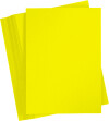 Playcut Kulørt Papir A4 130 G - 20 Ark - Gul