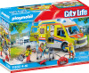 Playmobil City Life - Ambulance Med Lys Og Lyd - 71202