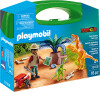 Playmobil Dinos - Dinosaur Udforsker Sæt Med Kuffert - 70108