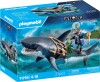 Playmobil - Giant Shark With Pirate 71793