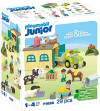 Playmobil - Junior Farm Adventure With Tractor Trailer And Animal Friends