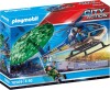 Playmobil City Action - Politihelikopter Og Faldskærm - 70569