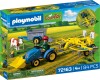 Playmobil 72163 - Small Tractor With Hay Swather - Country