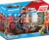 Playmobil Stunt Show - Motorcykel Og Ildvæg Starter Pakke - 71256