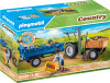 Playmobil - Traktor Med Anhænger - 71249