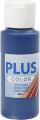 Plus Color Hobbymaling - Akrylfarve - Marineblå - 60 Ml