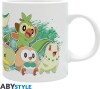 Pokemon Mug Grass Partners - Green - 320 Ml