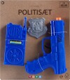Politi Legetøj - Pistol Walkie Talkie Og Skilt