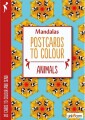Mandalas - Malebog Med Postkort - Dyr - 