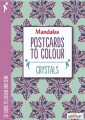 Mandalas - Malebog Med Postkort - Krystaller - 