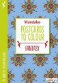Mandalas - Malebog Med Postkort - Fantasivæsener - 