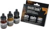Liquitex - Acrylic Ink - Akryl Blæk - Transparent Set 3-Pak