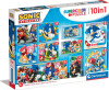 Clementoni Puslespil - 10-I-1 Sonic - 30-60 Brikker