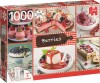 Puslespil Med 1000 Brikker - Bær Desserter