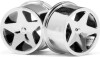 Q32 Super Star Wheel Set Fr Chrome18X1018X14 X4 - Hp114279 - Hpi Racing