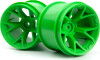 Quantum2 Mt 28In Wheel Green2Pcs - Mv150421 - Maverick Rc