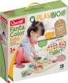 Quercetti - Playbio Stiftmosaik Fantacolor Baby 28 Dele - Qu-84405