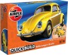 Airfix - Quick Build - Vw Beetle - Yellow - J6023