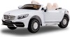 Mercedes-Maybach Cabriolet Elbil Til Børn - Race N Ride - Hvid