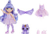 Rainbow High - Littles Rainbow Fantasy Fairies Dolls - Purple