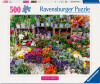 Ravensburger - Flower Market France - 500 Brikker - Colorful Markets
