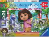 Ravensburger Puslespil - 2X24 Brikker - Dora Udforskeren