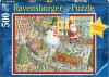 Ravensburger Puslespil - Christmas Edition - 500 Brikker