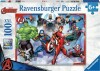 Avengers Puslespil - Marvel - Ravensburger - 100 Xxl Brikker