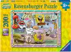 Ravensburger Puslespil - Svampebob Firkant - Xxl - 200 Brikker