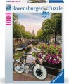 Ravensburger Puslespil - Cykel I Amsterdam - 1000 Brikker