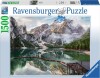 Ravensburger Puslespil - Lake Braies - 1500 Brikker