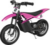 Razor - Mx125 Dirt Rocket Motorcrosser Til Børn - Pink Sort