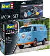 Revell - Vw T1 Panel Van Gulf Modelbil - 1 24 - Level 5 - 67726