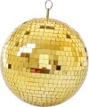 Rice - Guld Disko Kugle - 25 Cm