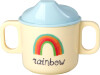 Rice - Melamine 2 Handle Baby Cup With Abc Print - Blue - 250 Ml