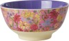 Rice - Melamine Bowl With Swedish Flower Print - Medium - 700 Ml