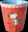 Rice - Melamine Cup With Snoopy Print - Red - Medium
